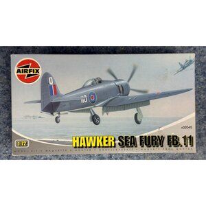 Airfix 1/72 Hawker Sea Fury FB.11 A02045 Model Kit NEW & UNASSEMBLED OPEN BOX